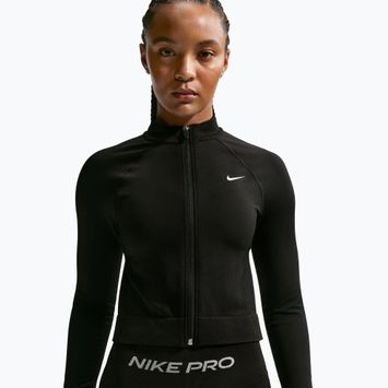 Кофта тренувальна жіноча Nike Pro Seamless black/white