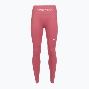Легінси для тренувань жіночі Nike Pro Seamless High Waisted 7/8 peony/white