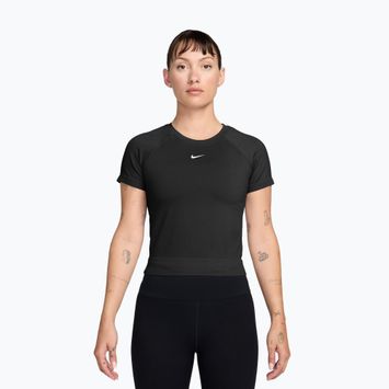 Футболка для тренувань жіноча Nike Pro Seamless Dri-Fit black/white