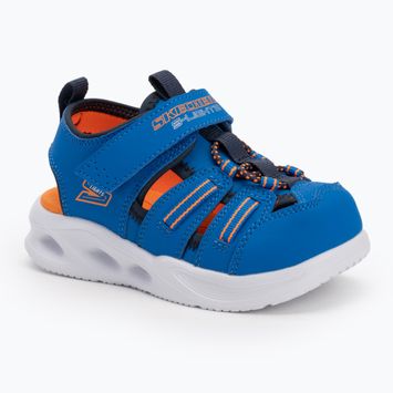 Сандалі дитячі SKECHERS S-Lights Sola Glow blue/lime