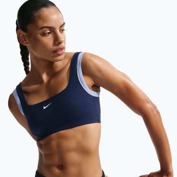 Бюстгальтер для тренувань Nike One Light Support midnight navy/aluminium/white