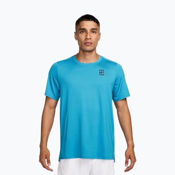 Футболка чоловіча Nike Court Dri-Fit Advantage baltic blue/black
