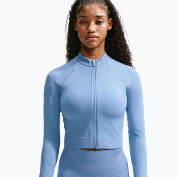 Кофта тренувальна жіноча Nike Pro Seamless work blue