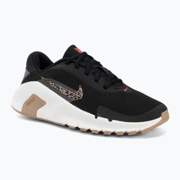 Кросівки для тренувань жіночі Nike Flex Train Print black/iron grey/sail/multi color
