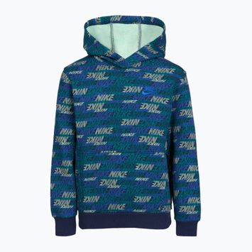 Кофта дитяча Nike Sportswear Club Fleece bright spruce/midnight navy/game royal