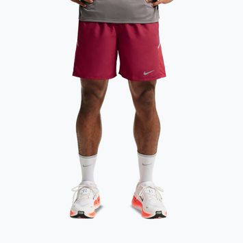 Шорти для бігу чоловічі Nike Miler tough red/sport red