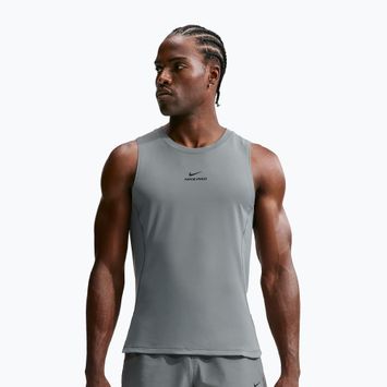 Футболка для тренувань чоловіча Nike Pro smoke grey/black