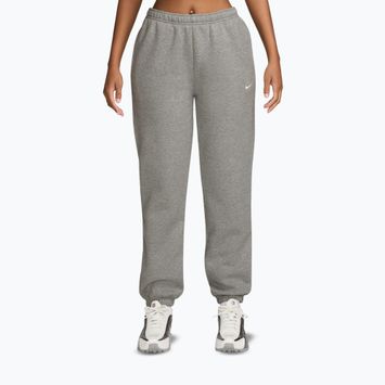 Штани жіночі Nike Studio Fleece dark grey heather/sail