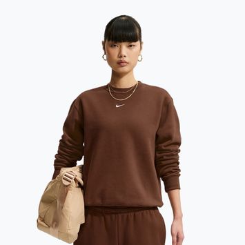 Кофта жіноча Nike Studio Fleece cacao wow/sail