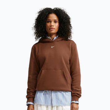 Кофта жіноча Nike Studio Fleece cacao wow/sail