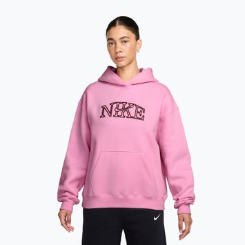 Кофта жіноча Nike Studio Fleece pink rise/pink smoke