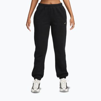 Штани жіночі Nike Studio Fleece total black/sail