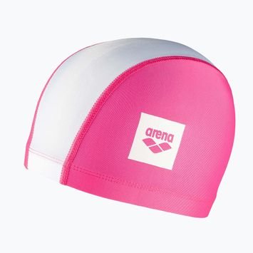Дитяча шапочка для плавання Arena Unix II Jr рожева/біла