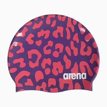 Шапочка для плавання arena Print 2 violet / geranium