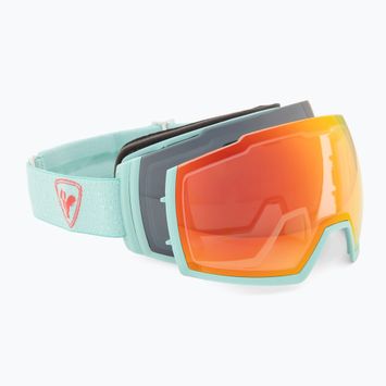 Окуляри гірськолижні жіночі Rossignol Magne'lens W blue/silver mirror/orange