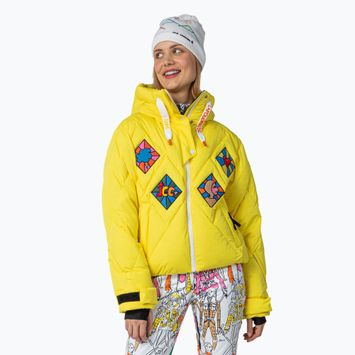 Жіноча гірськолижна куртка Rossignol Lumy Down Bomber true yellow