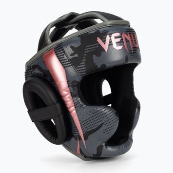 Шолом боксерський Venum Elite чорно-рожевий VENUM-1395-537