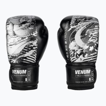 Рукавиці боксерські дитячі Venum YKZ21 Boxing black/white
