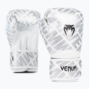 Боксерські рукавички Venum Contender 1.5 XT Kids білі/сріблясті
