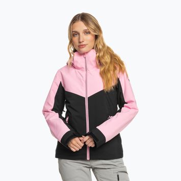 Жіноча сноубордична куртка ROXY Free Jet Block рожева матова