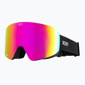 Жіночі сноубордичні окуляри ROXY Fellin Color Luxe black/clux ml світло-фіолетові