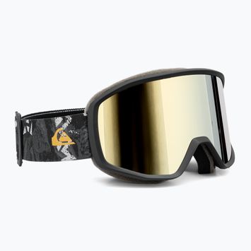 Окуляри для сноубордингу Quiksilver Harper з зубчастим піком чорні/золоті