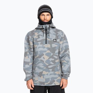 Кофта сноубордична чоловіча Quiksilver Shredder Hoodie puzzle camo ice flow