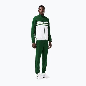 Чоловічий тенісний спортивний костюм Lacoste WH7567 зелений/білий