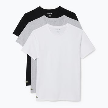 Футболка чоловіча Lacoste TH9010 3-пак white/silver chine/black