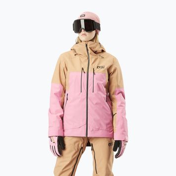 Жіноча гірськолижна куртка Picture Exa 20/20 кашемір рожевий