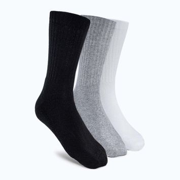 Шкарпетки тенісні чоловічі  Lacoste 3 пари чорні/сірі/білі RA4182
