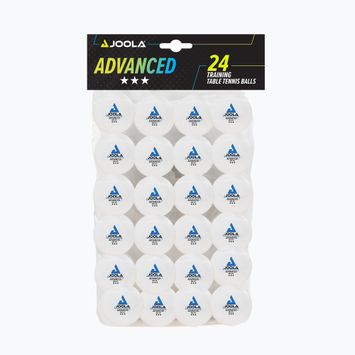 М'ячики для настільного тенісу JOOLA Advanced Training 40+ 24 шт. white