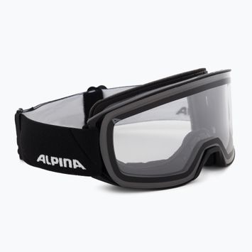 Маска лижна Alpina Nakiska black matt/clear