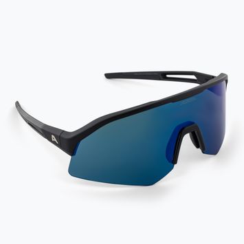 Окуляри сонцезахисні Alpina Sonic Q-Lite black matt/blue mirror
