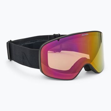 Окуляри лижні дитячі Alpina Fernie Q-Lite black matt/ red