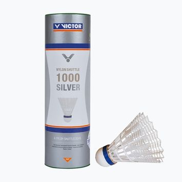 Волани для бадмінтону VICTOR Nylonshuttle 1000 medium white