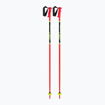 Палиці гірськолижні дитячі LEKI Racing bright red/ black/ neon yellow