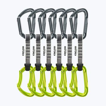 EDELRID Pure 6-компонентний експрес-набір для скелелазіння. 10 см шифер/оазис