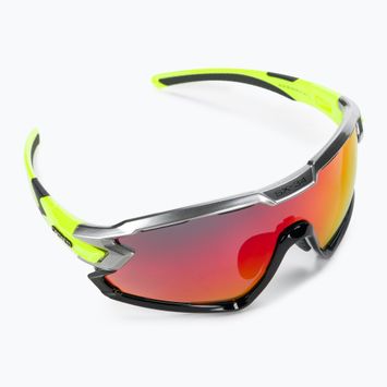 Окуляри велосипедні CASCO SX-34 Carbonic black/neon yellow