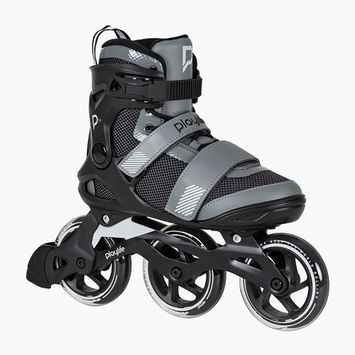 Чоловічі роликові ковзани Playlife GT 110 чорні/сірі