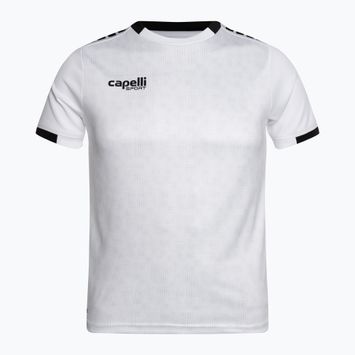 Молодіжна футбольна футболка Capelli Cs III Block біла/чорна