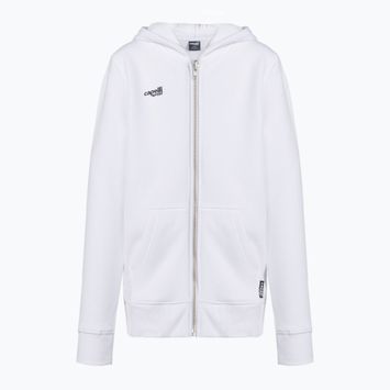 Дитяча толстовка на блискавці Capelli Basics Youth на блискавці біла