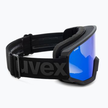 Маска лижна  UVEX Athletic CV black mat/mirror blue colorvision green 55/0/527/20