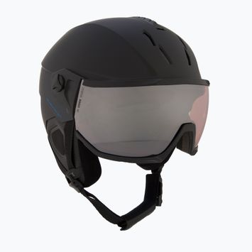 Шолом гірськолижний UVEX Instinct Visor PRO V black matt/silver/silver