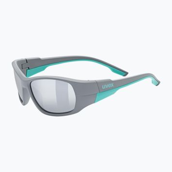 Окуляри сонцезахисні дитячі UVEX Sportstyle 514 grey matt/mirror silver
