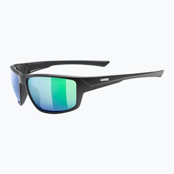Окуляри сонцезахисні UVEX Sportstyle 230 black matt/mirror green