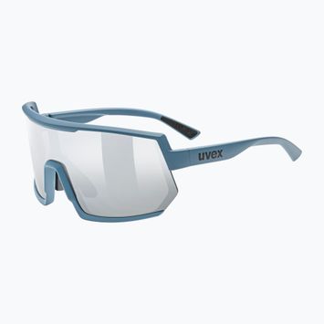 Окуляри сонцезахисні UVEX Sportstyle 235 stone blue matt/mirror silver