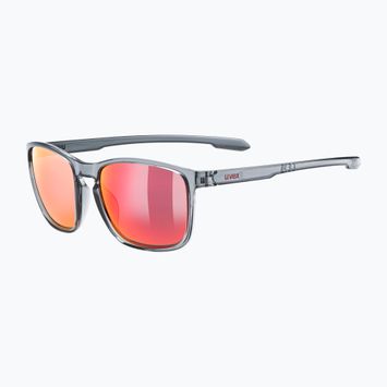 Окуляри сонцезахисні UVEX LGL 52 smoke/mirror red