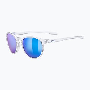 Окуляри сонцезахисні UVEX LGL 53 clear/mirror blue