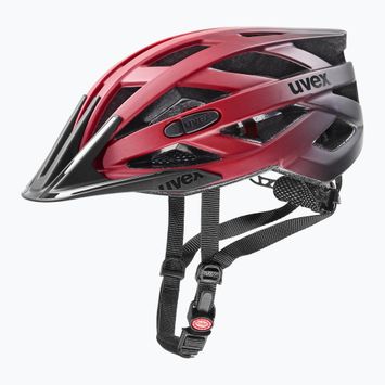 Шолом велосипедний UVEX I-vo CC red / black matt